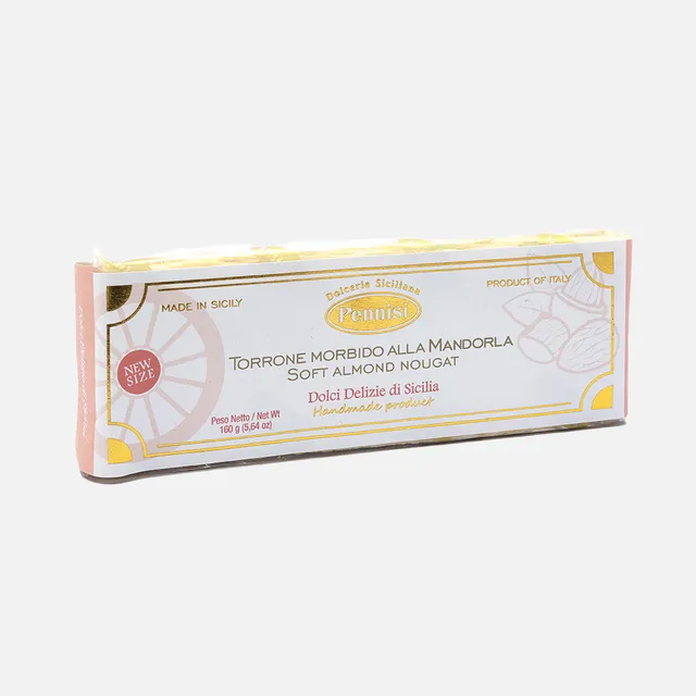 Pennisi Torrone Morbido alle Mandorle artigianale