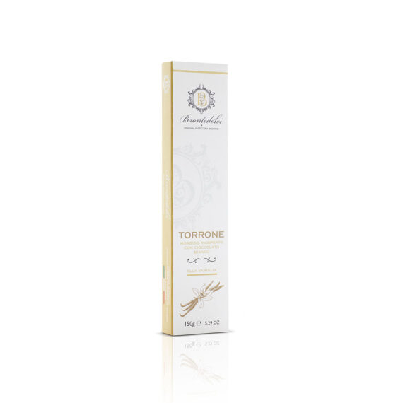 Bronte Dolci Torrone Morbido Vaniglia Bianco 150 g
