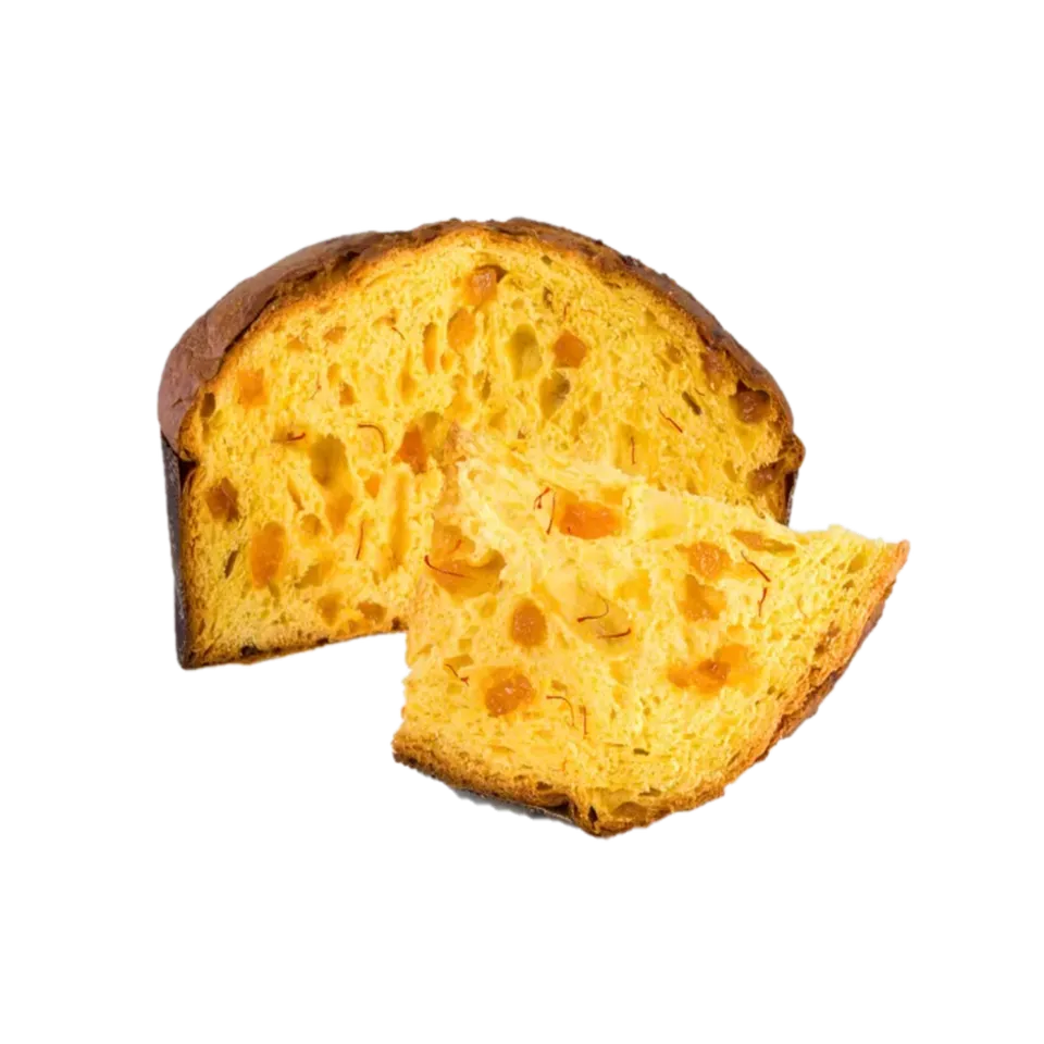 La Truscia Panettone Pesca e Zafferano 1 kg artigianale