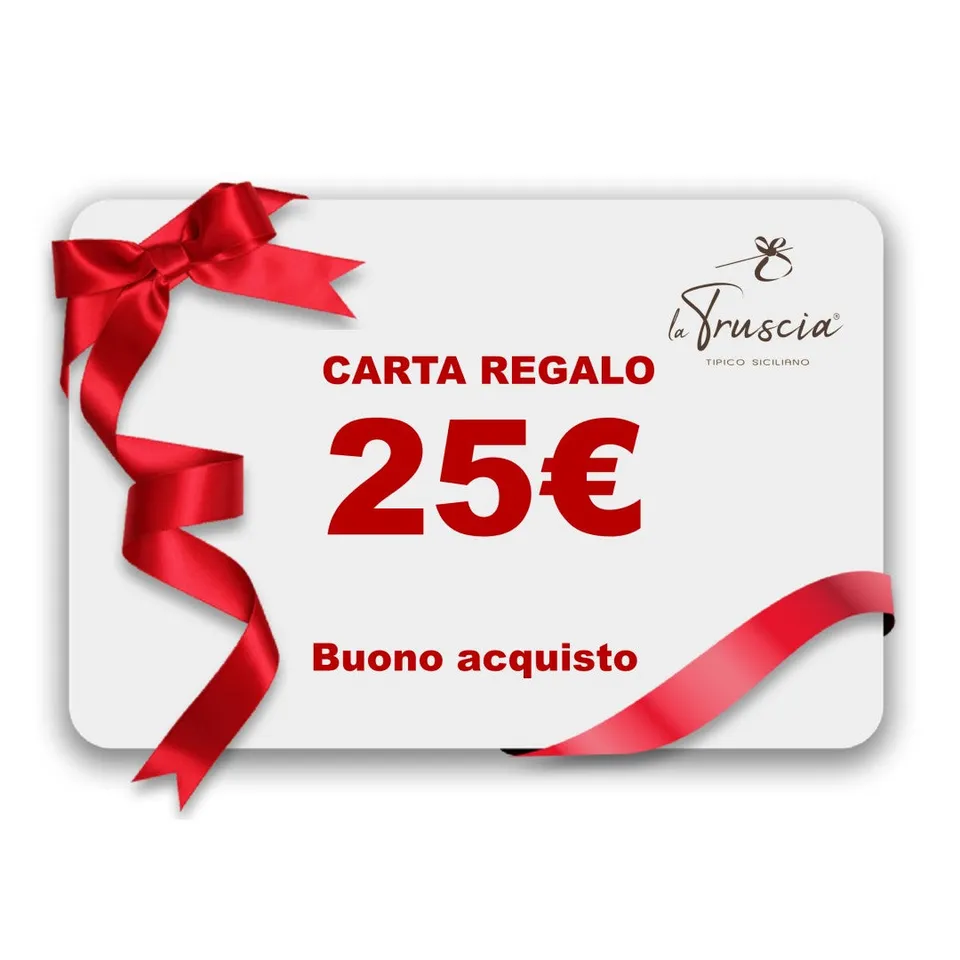 La Truscia Carta Regalo 25€ buono regalo senza scadenza