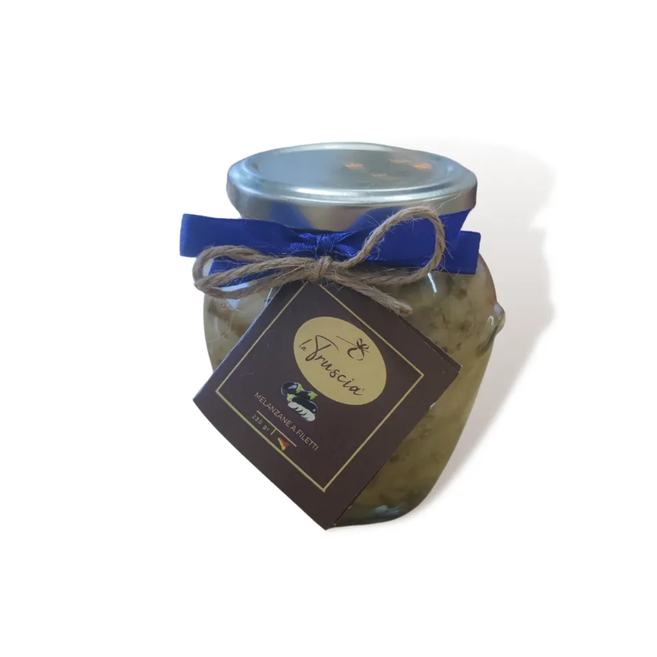La Truscia Melanzane a Filetti Sott'Olio 230 g artigianali