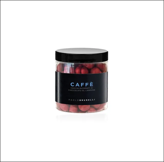 Paolo Brunelli Caffè chicchi cioccolato lampone