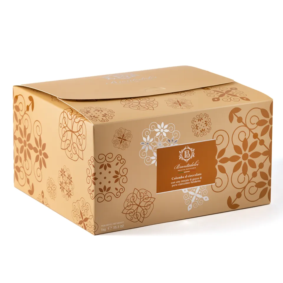 Bronte Dolci Colomba al Cioccolato 1 kg con Mandorle