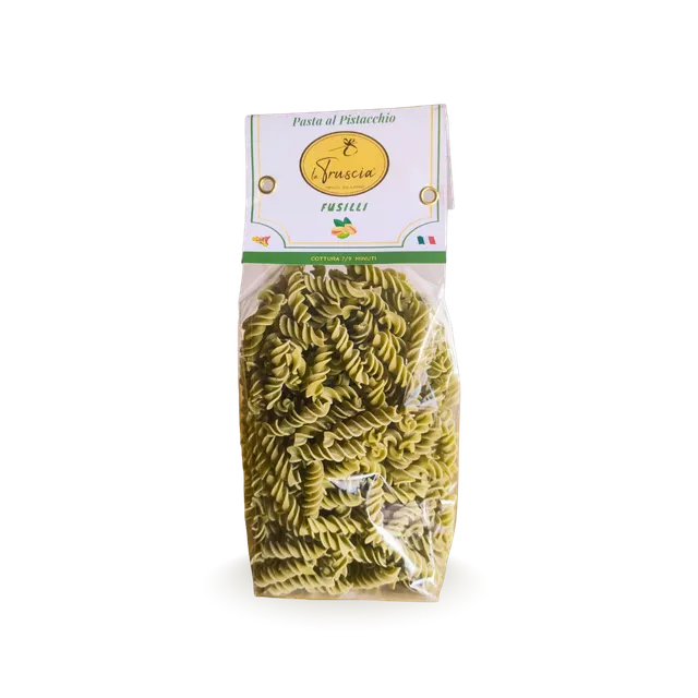 La Truscia Pasta al Pistacchio Fusilli pasta 500 g grano duro