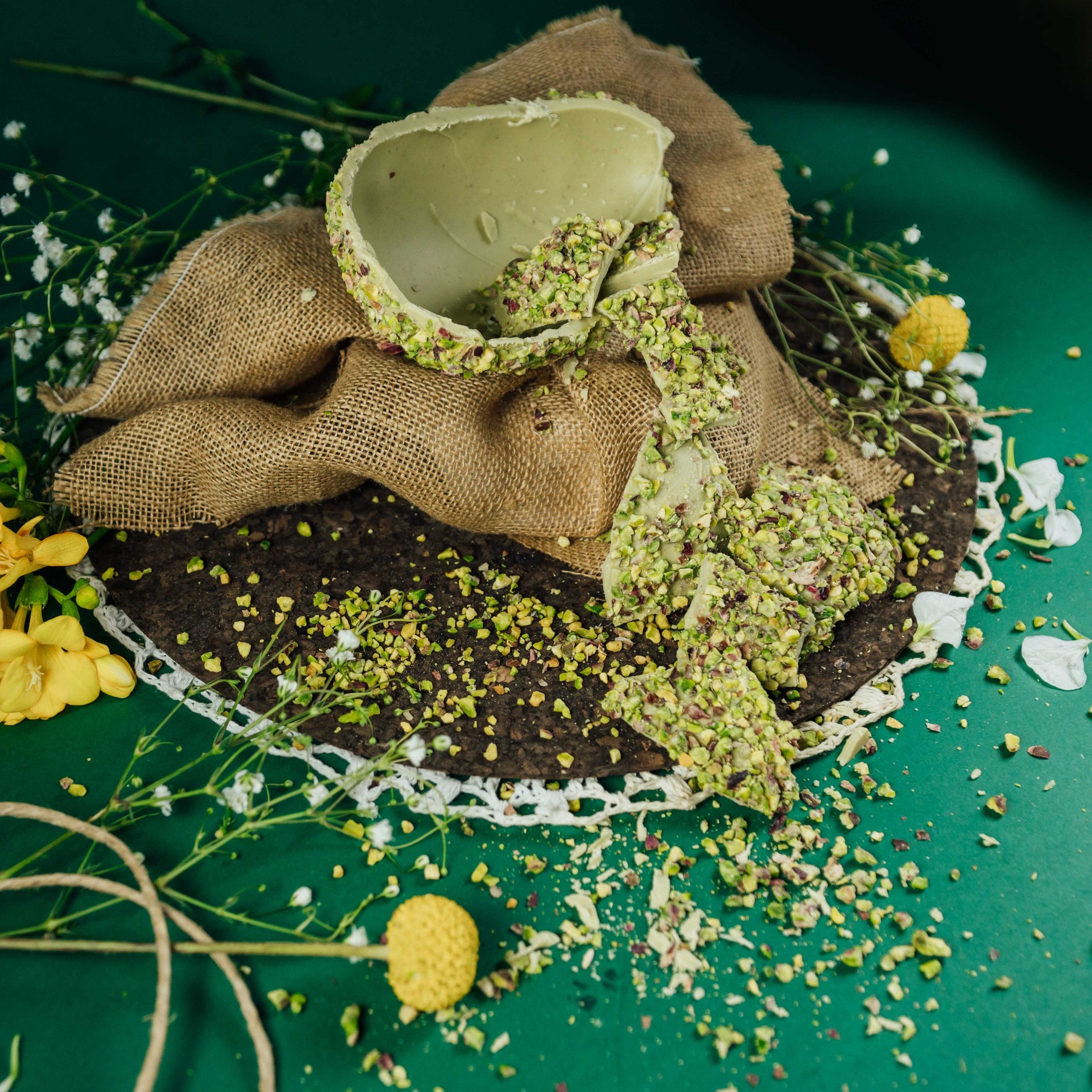 La Truscia Uovo Cioccolato Bianco Pistacchio 300 g
