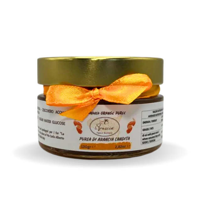 La Truscia purea arancia candita bio vasetto 130 g forno