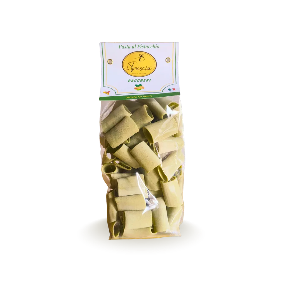 La Truscia Pasta al Pistacchio Paccheri pasta 500 g integrale
