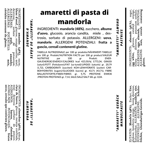 Rarezzze Amaretti Paste di Mandorla 1 kg morbidi