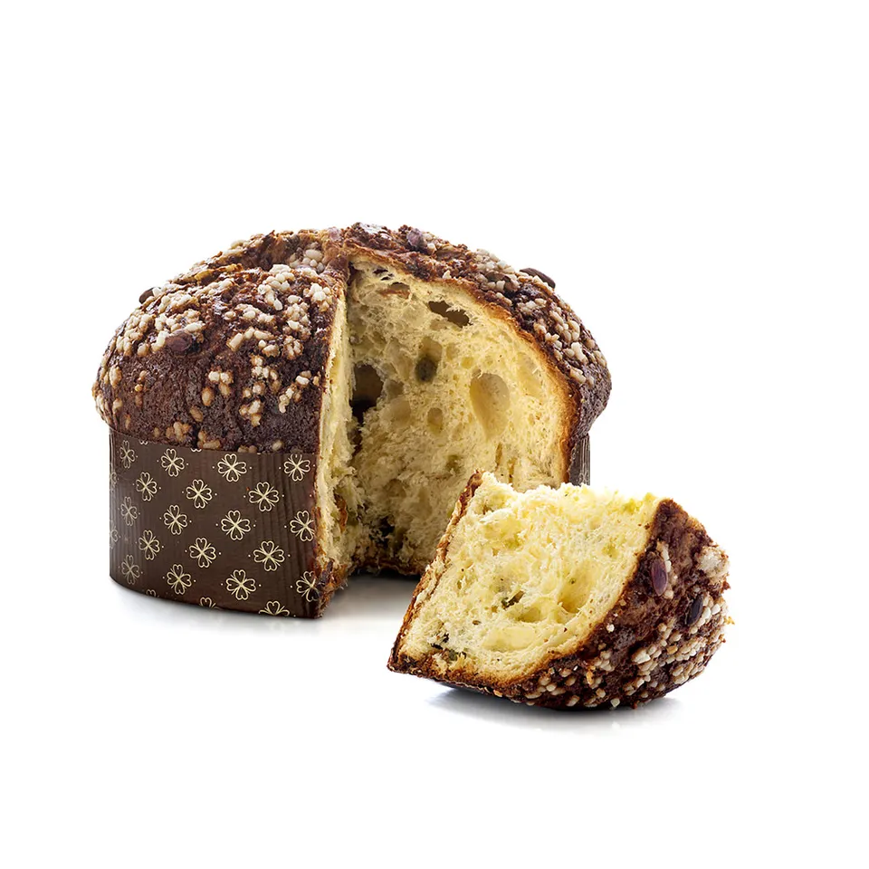 Bronte Dolci Panettone al Pistacchio 1 kg Glassato