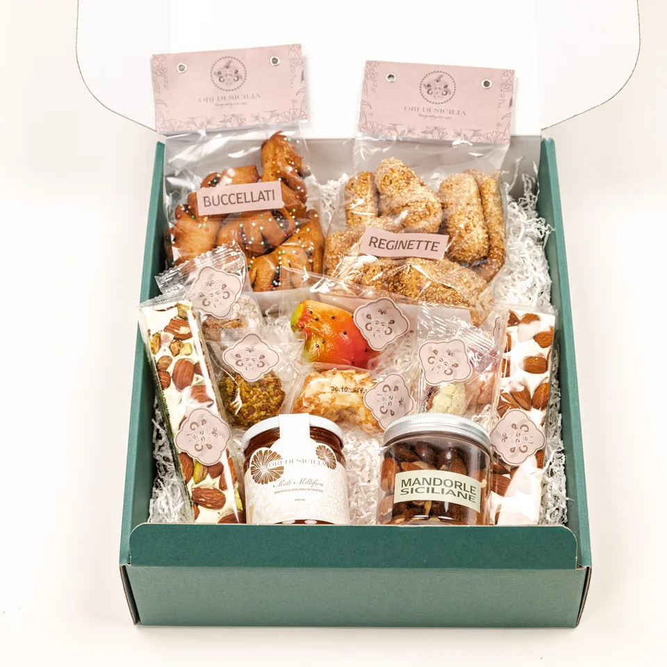 Ori di Sicilia Box Gagini cesto dolci siciliani regalo