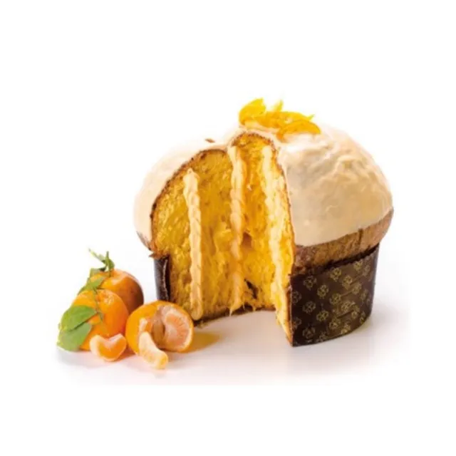 La Truscia Panettone crema mandarino Sicilia farcito artigianale