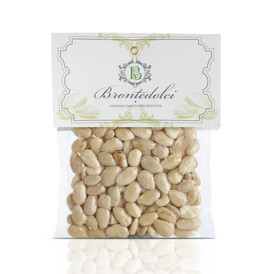 Bronte Dolci Mandorle Siciliane Pelate 250 g Frutta Secca