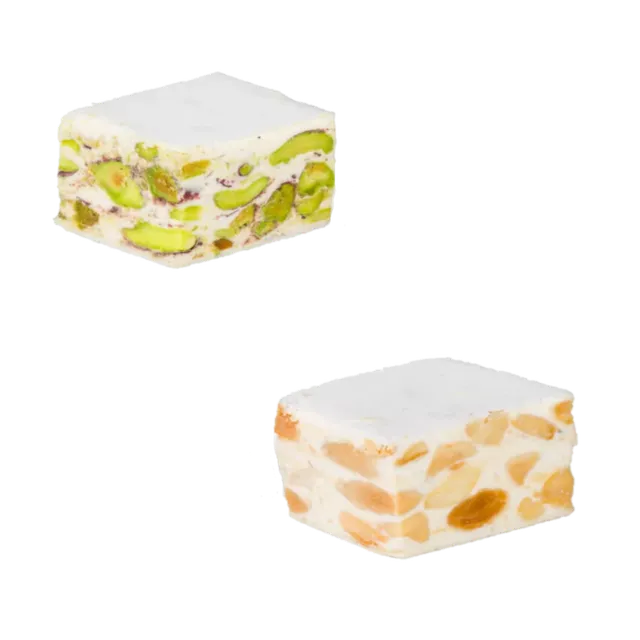 La Truscia Torroncini Ostiati Mandorla Pistacchio 150 g morbidi