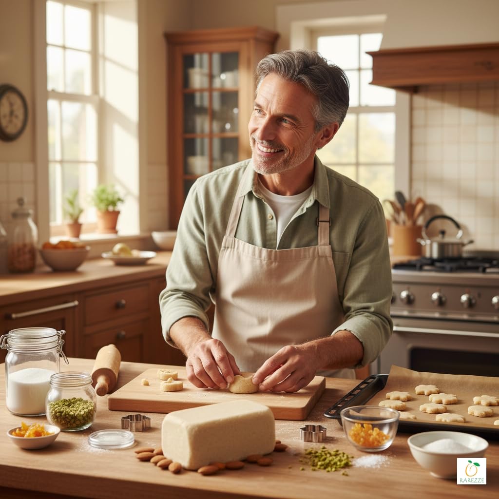 RAREZZE Panetto Pasta di Mandorla 60% Basso Zucchero