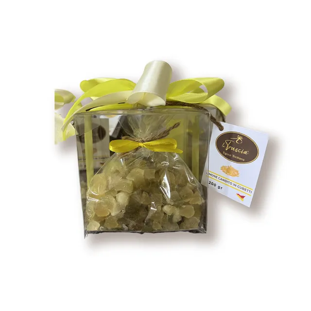 La Truscia Limone Candito in Cubetti canditi bio limone