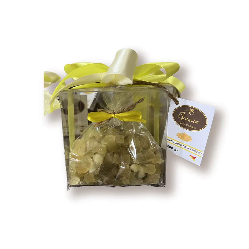 La Truscia Limone Candito in Cubetti canditi bio limone