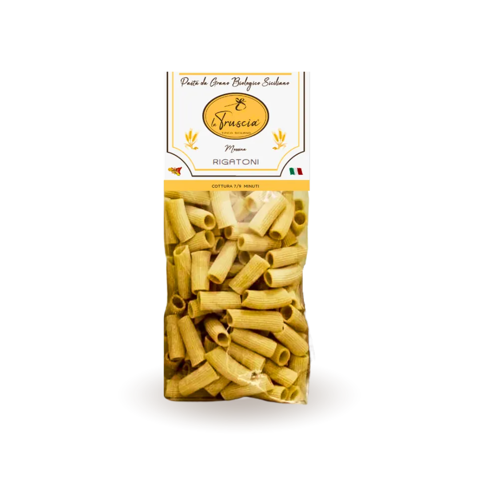 La Truscia Rigatoni pasta bio siciliana 500 g integrale