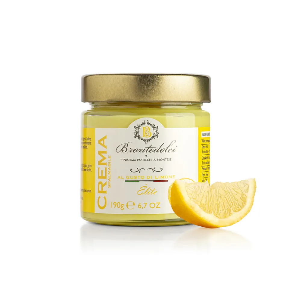 Bronte Dolci Crema al Limone spalmabile per dolci