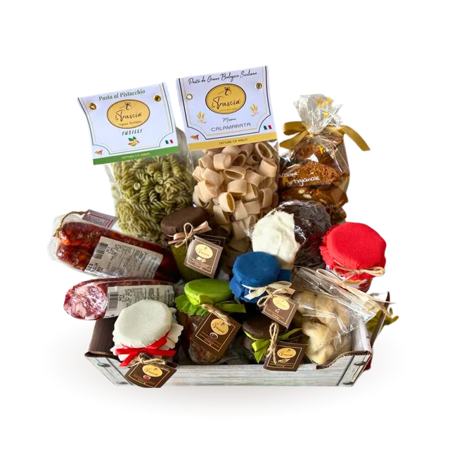 La Truscia Peloro box gourmet cesta siciliana