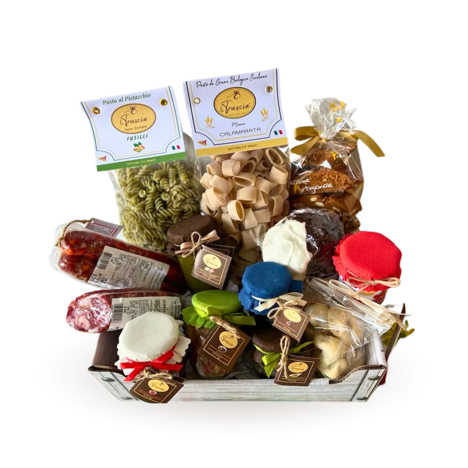La Truscia Peloro box gourmet cesta siciliana