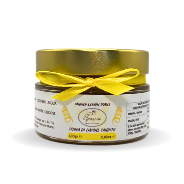 La Truscia Purea Limone Candito vasetto 130 g bio