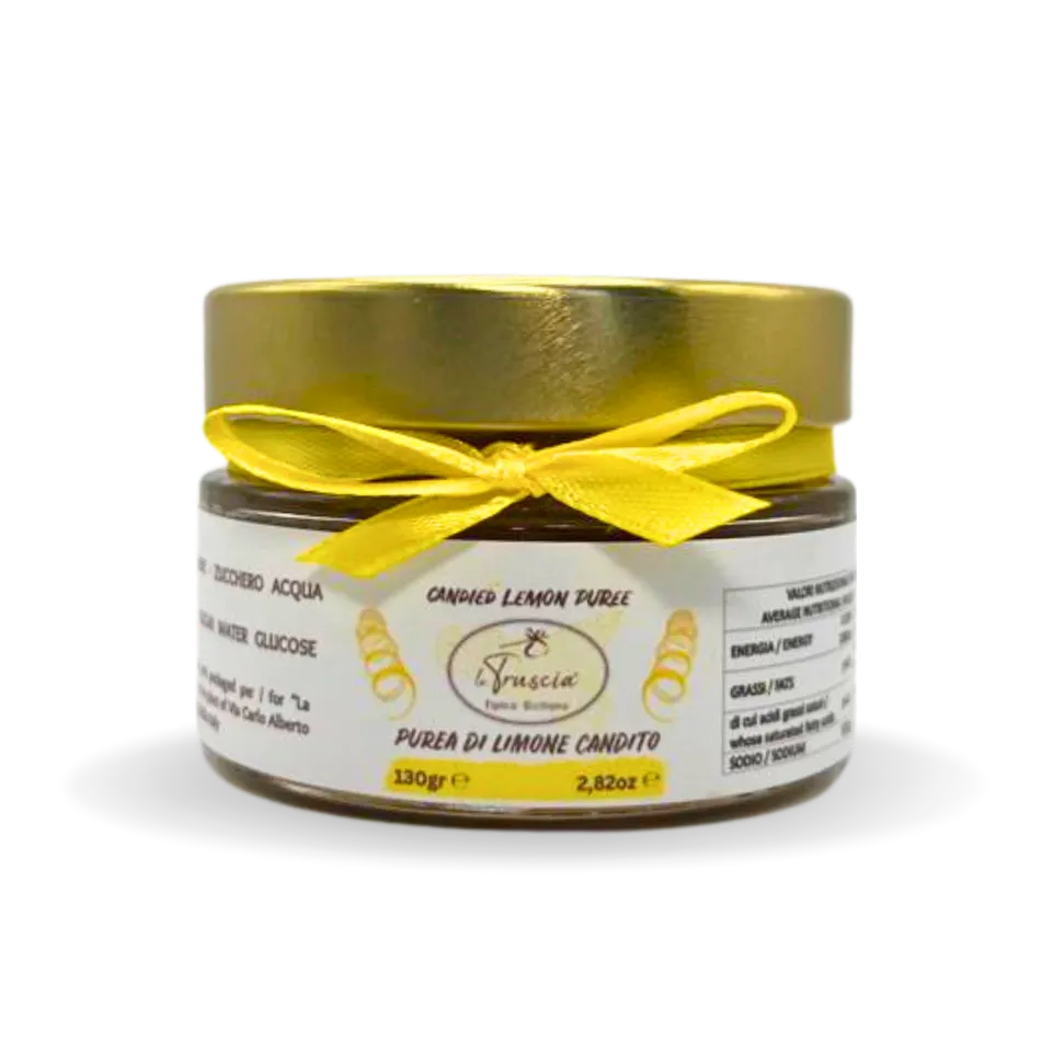 La Truscia Purea Limone Candito vasetto 130 g bio