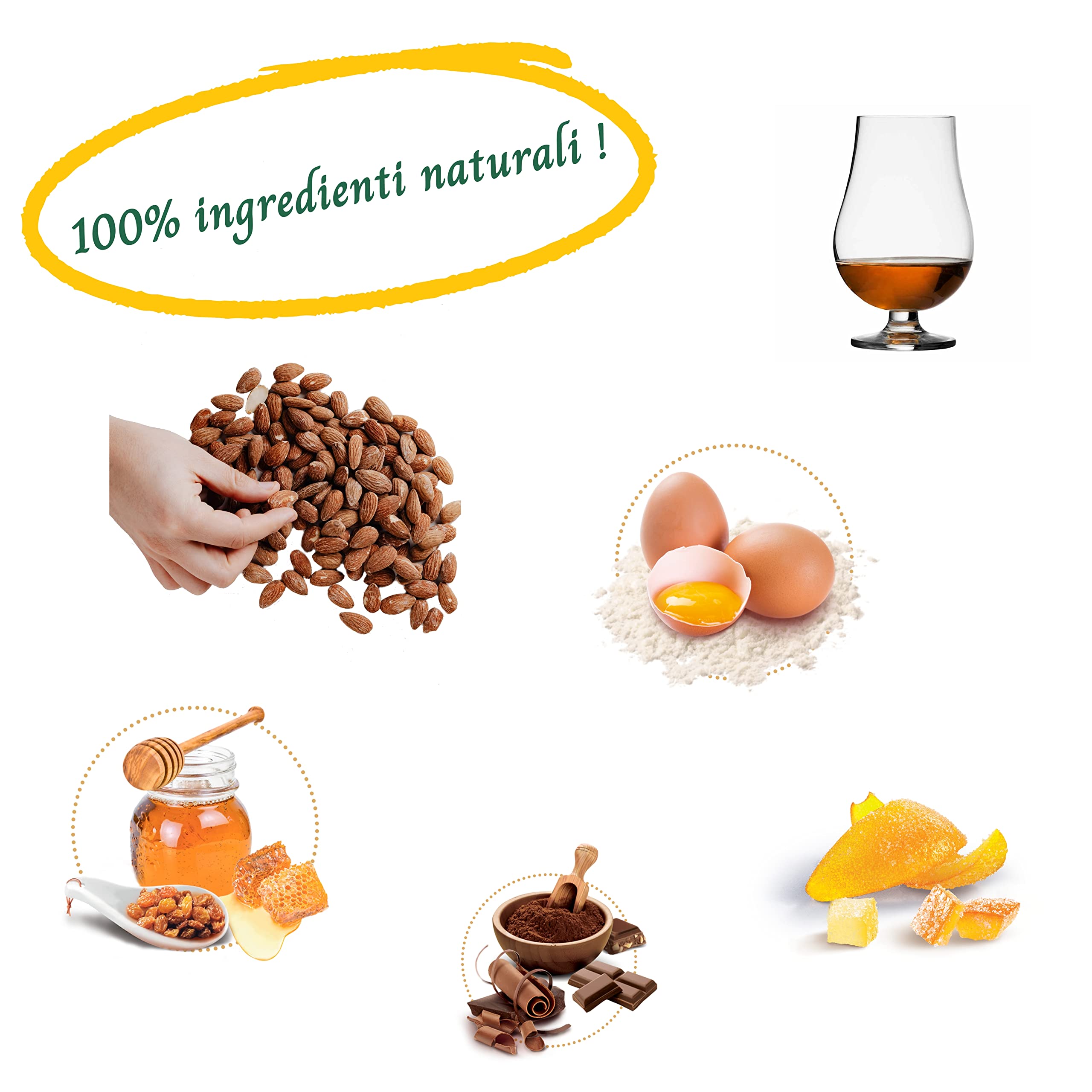 Rarezzze Cuori al Rum Paste di Mandorla 400 g al cioccolato