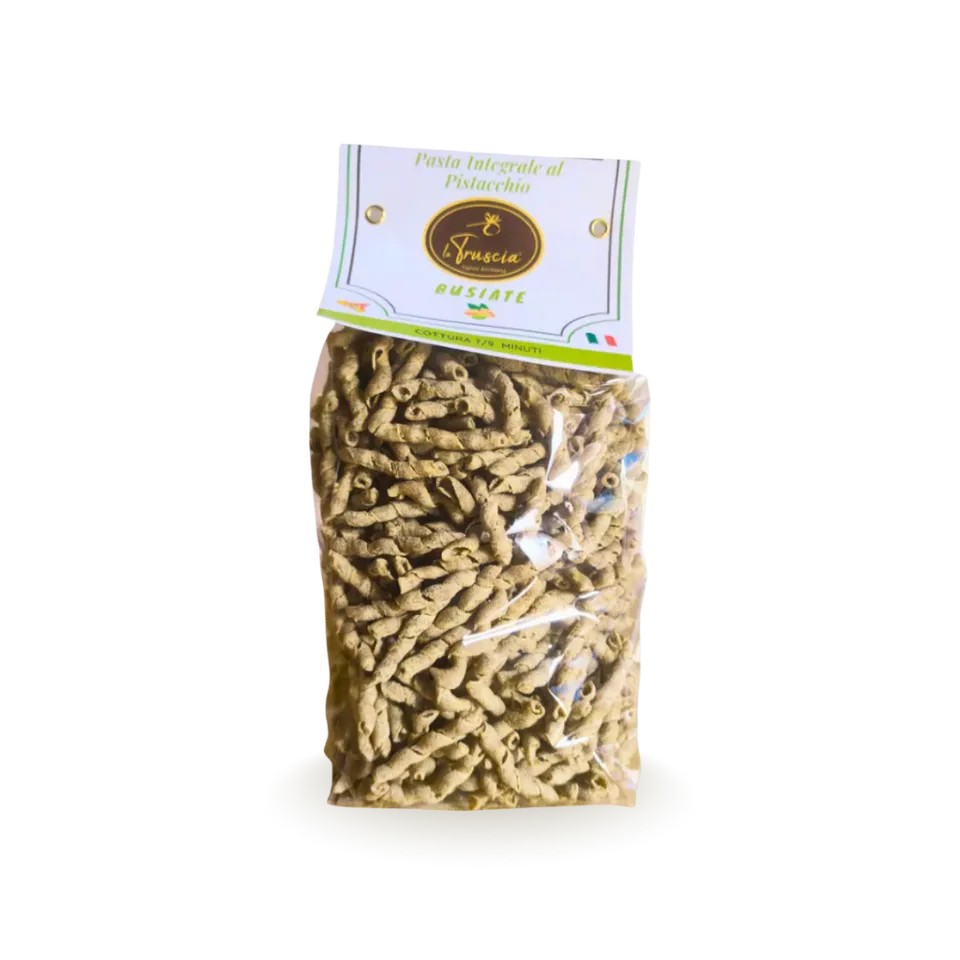 La Truscia Busiate Integrali al Pistacchio 500 g Grano Duro