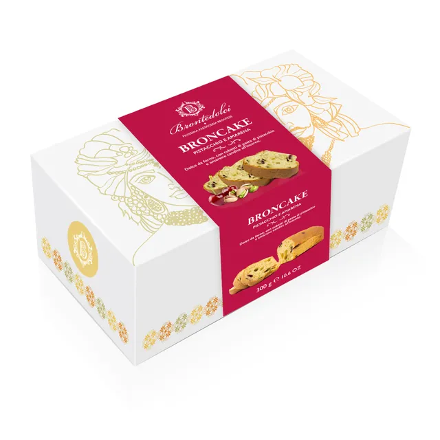 Bronte Dolci Broncake panettone 300 g pistacchio amarena