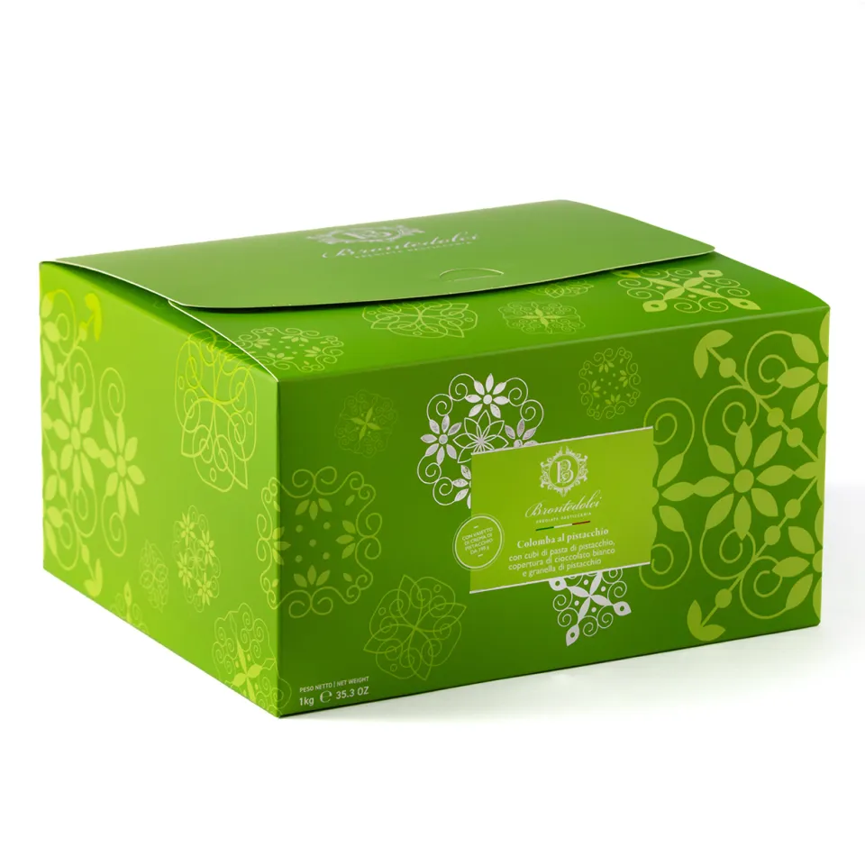 Bronte Dolci Colomba Pistacchio 1 kg con vasetto crema