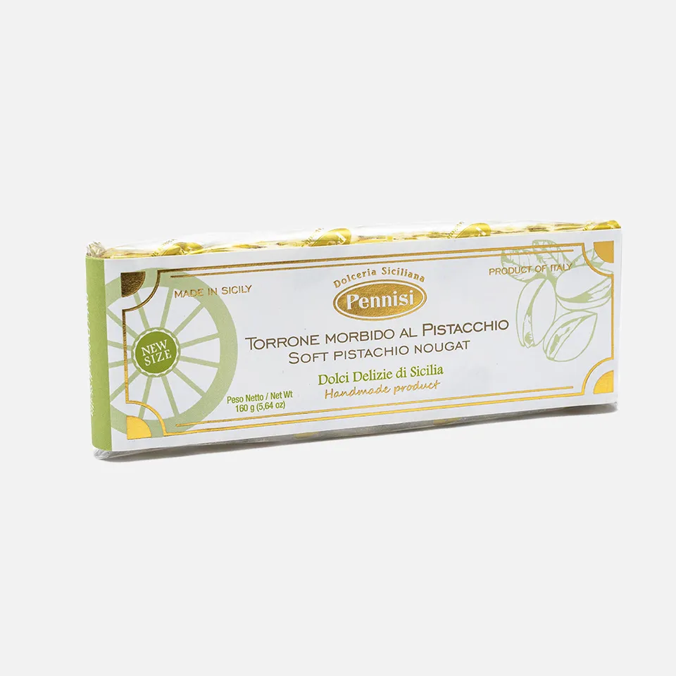Pennisi Torrone Morbido al Pistacchio artigianale