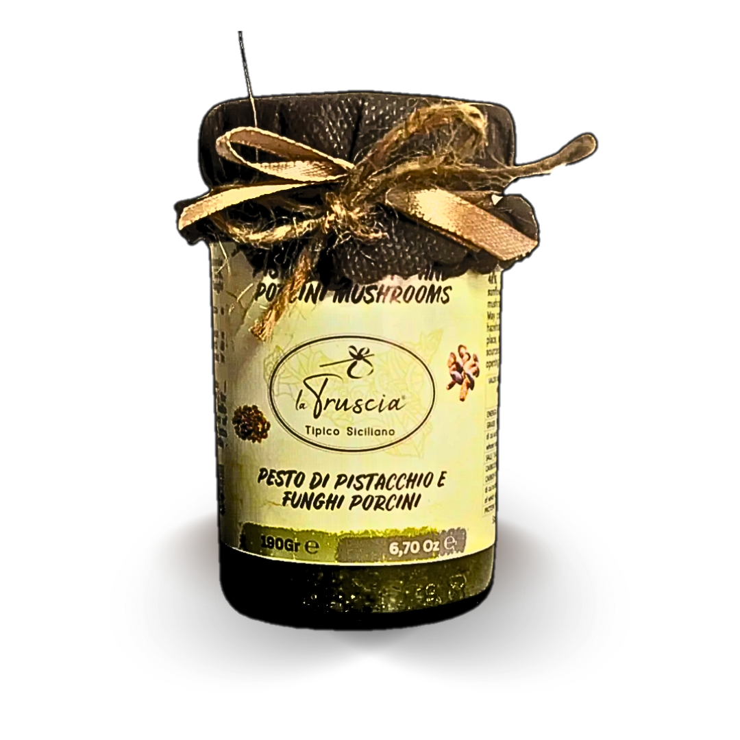 La Truscia Pesto di Pistacchio e Funghi Porcini Salsa
