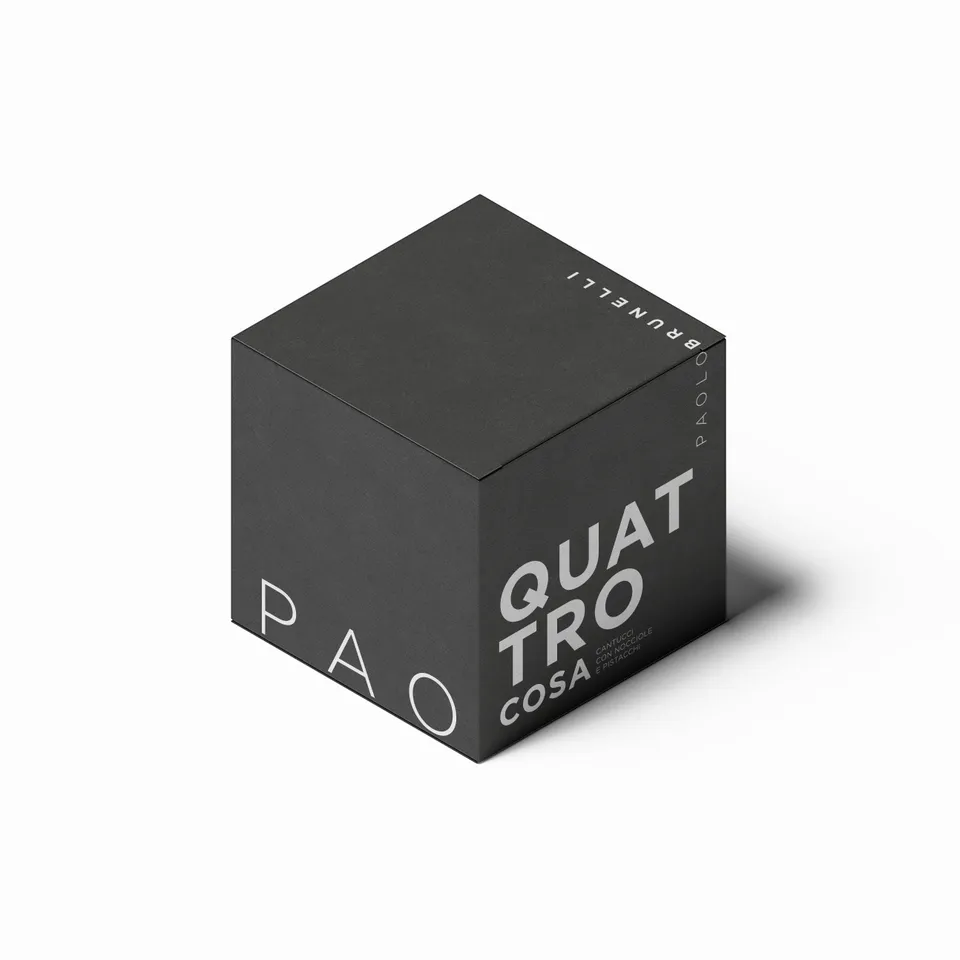 Paolo Brunelli Quattrocosa cantucci nocciole pistacchi