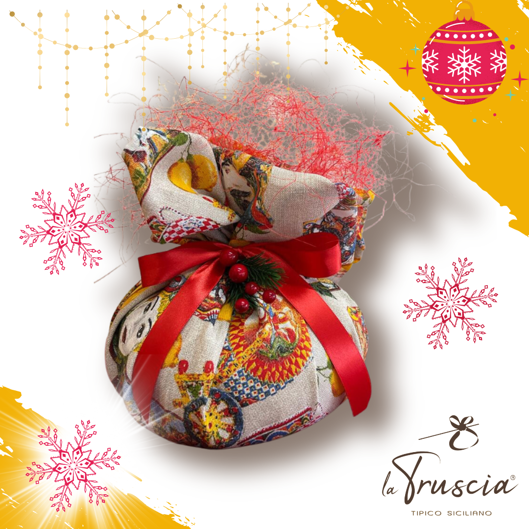 La Truscia Panettone Gocce Cioccolato panettone 1 kg stoffa