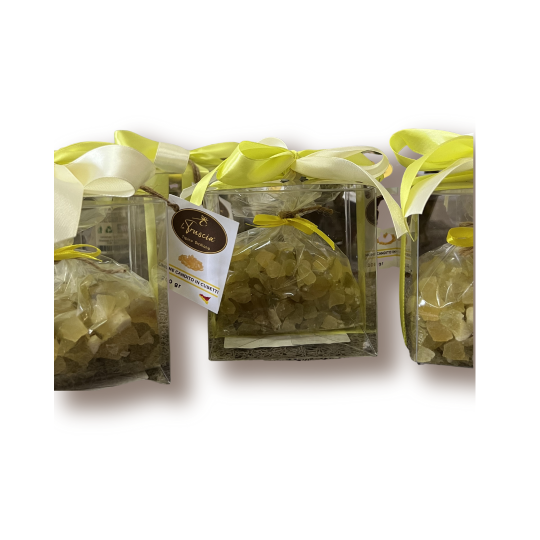La Truscia Limone Candito in Cubetti canditi bio limone