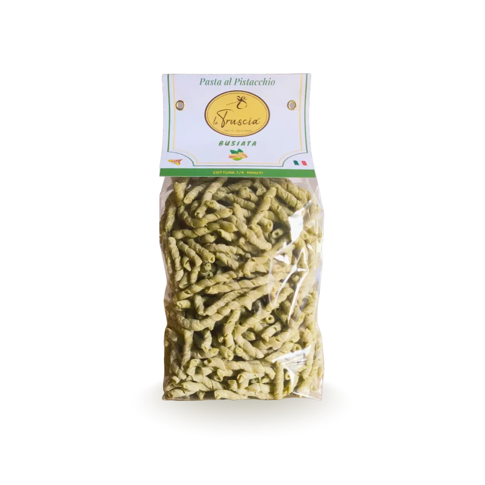 La Truscia Busiate pasta 500 g semola pistacchio