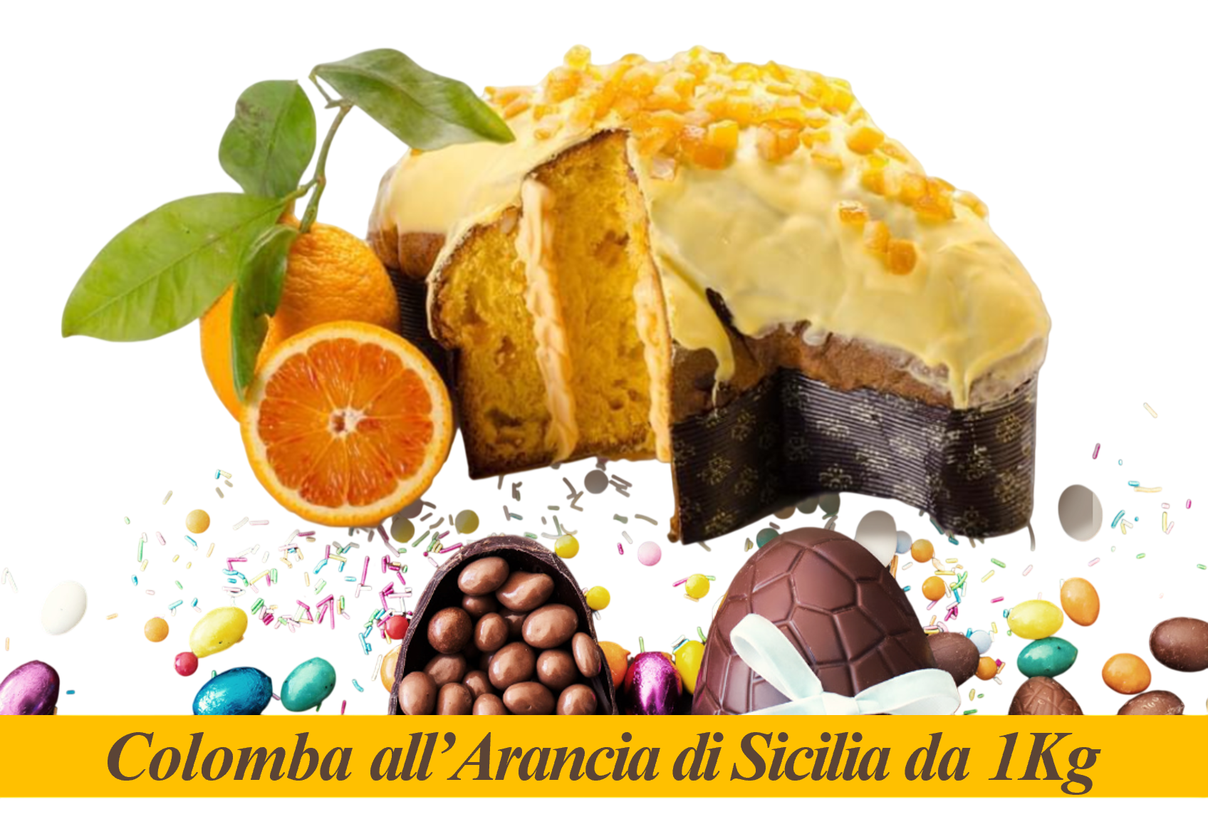 La Truscia Colomba Arancia Sicilia 1 kg Stoffa