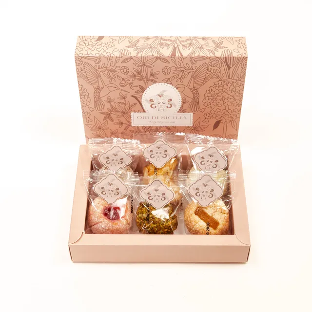 Ori di Sicilia Pasta Mandorle dolci siciliani 6 pezzi