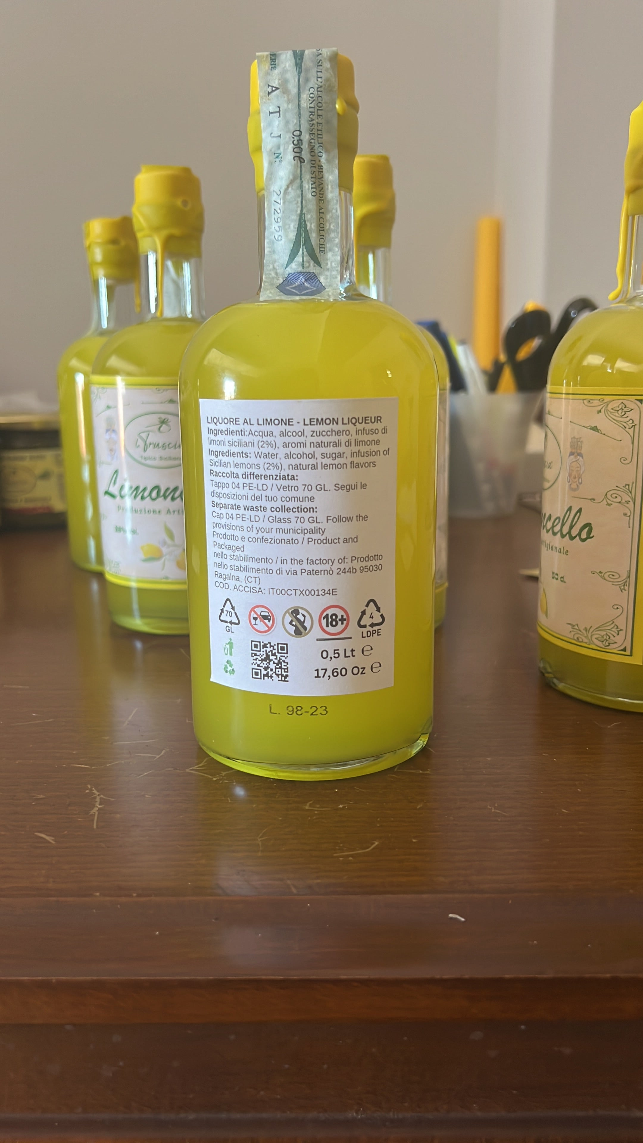 La Truscia Limoncello Liquore al Limone 500 ml