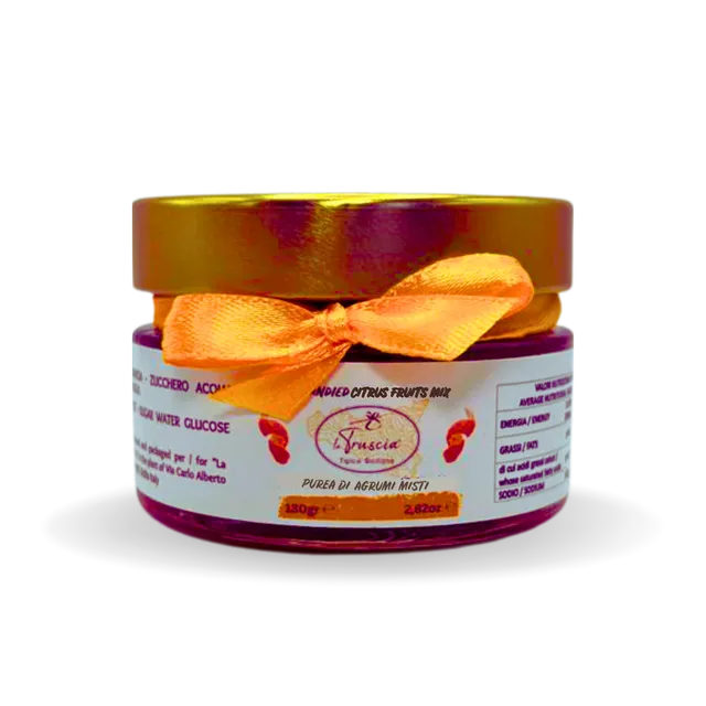 La Truscia Purea Mix Agrumi Siciliani Canditi 130 g bio