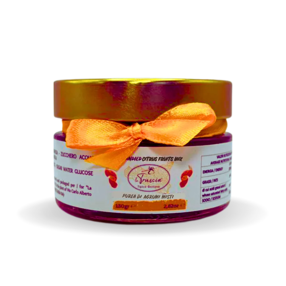 La Truscia Purea Mix Agrumi Siciliani Canditi 130 g bio
