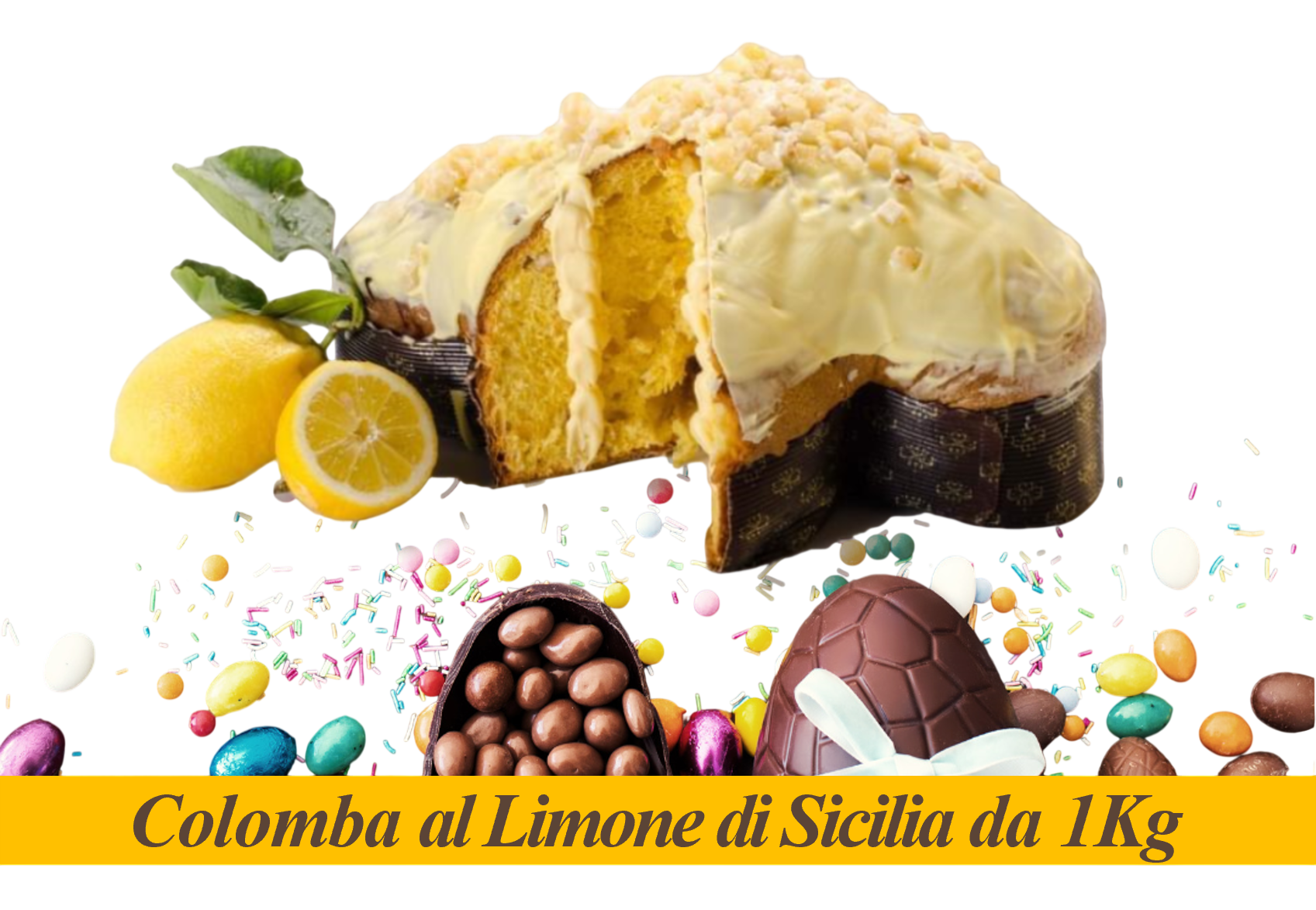 La Truscia Colomba Limone di Sicilia Artigianale 1 kg Crema