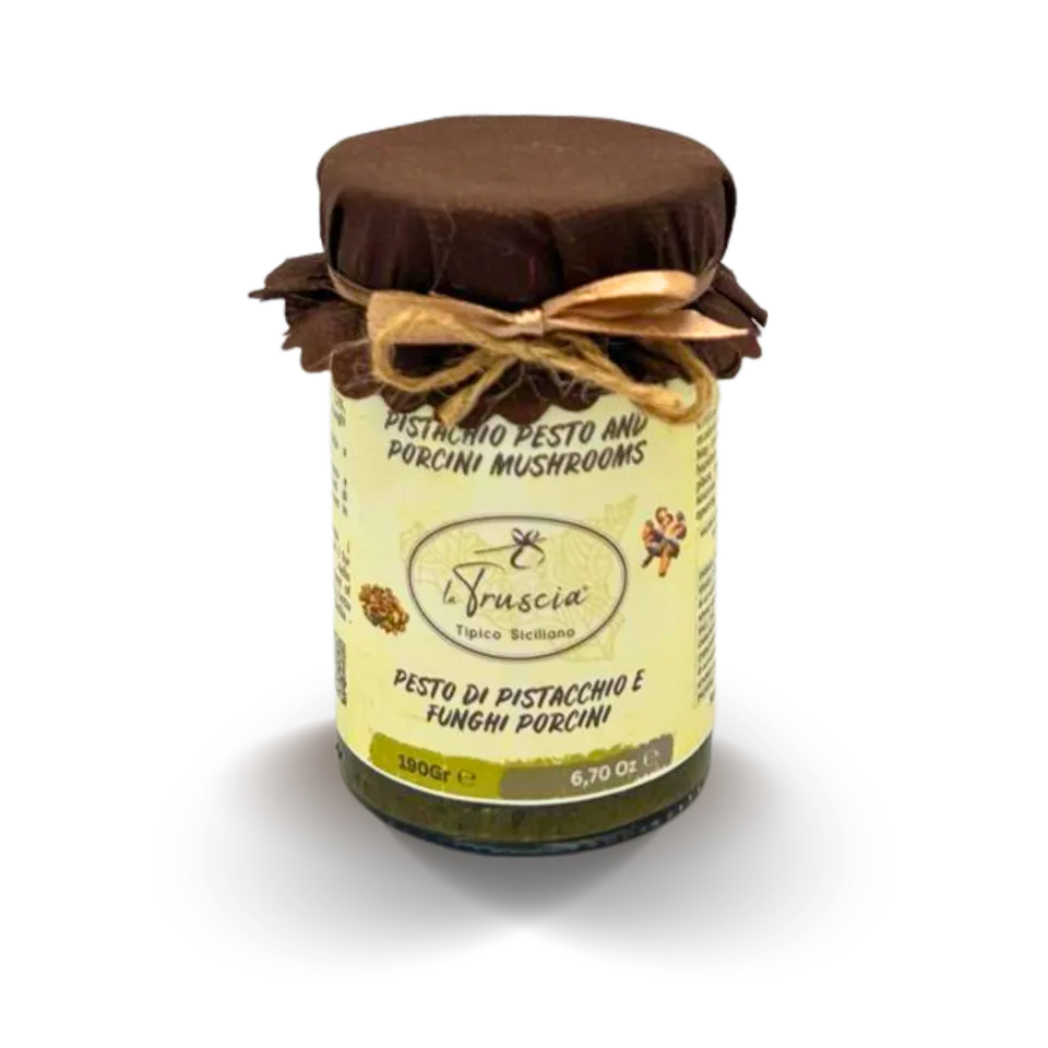 La Truscia Pesto di Pistacchio e Funghi Porcini Salsa