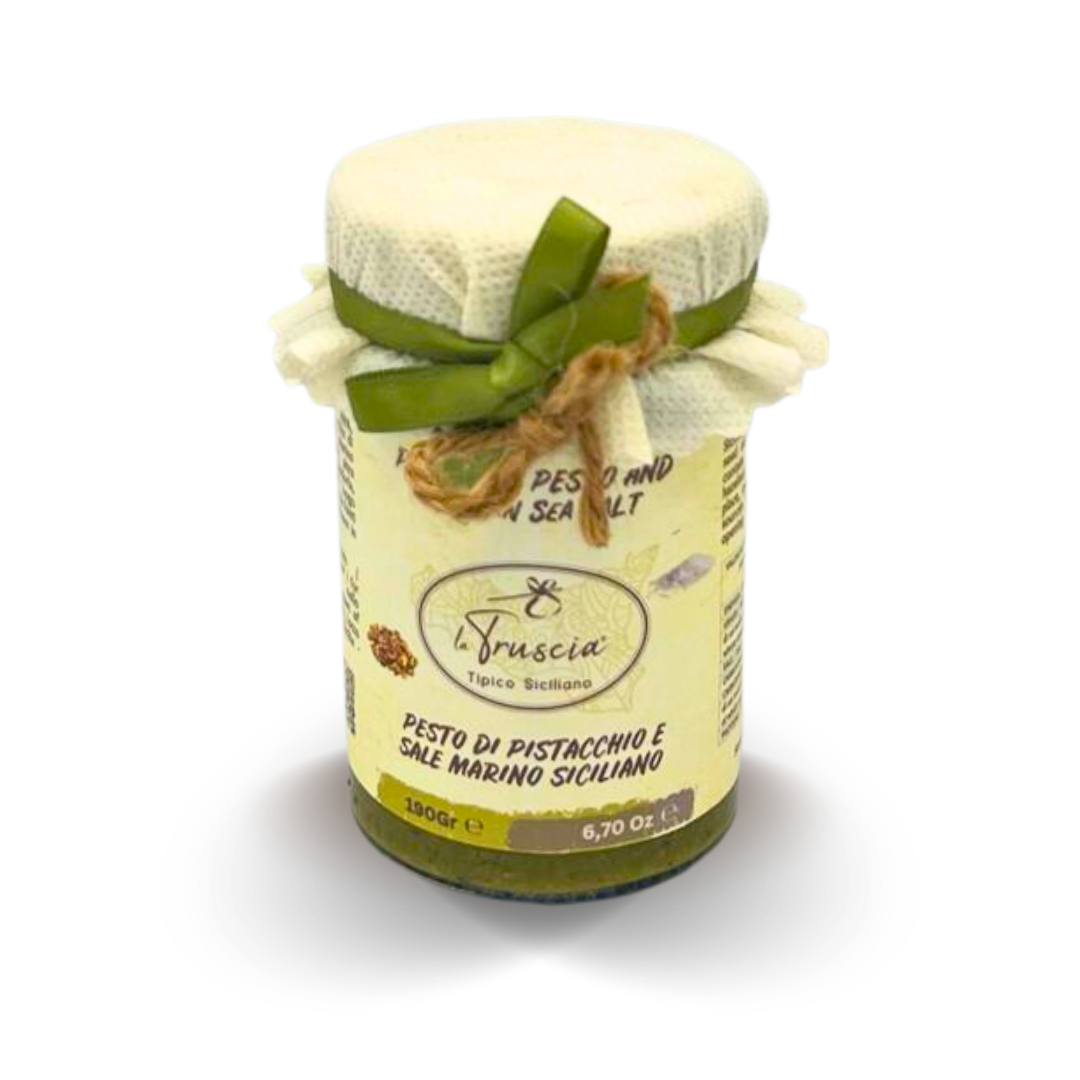 La Truscia Colapesce Tris di Pesti Pistacchio Box 3 Vasetti