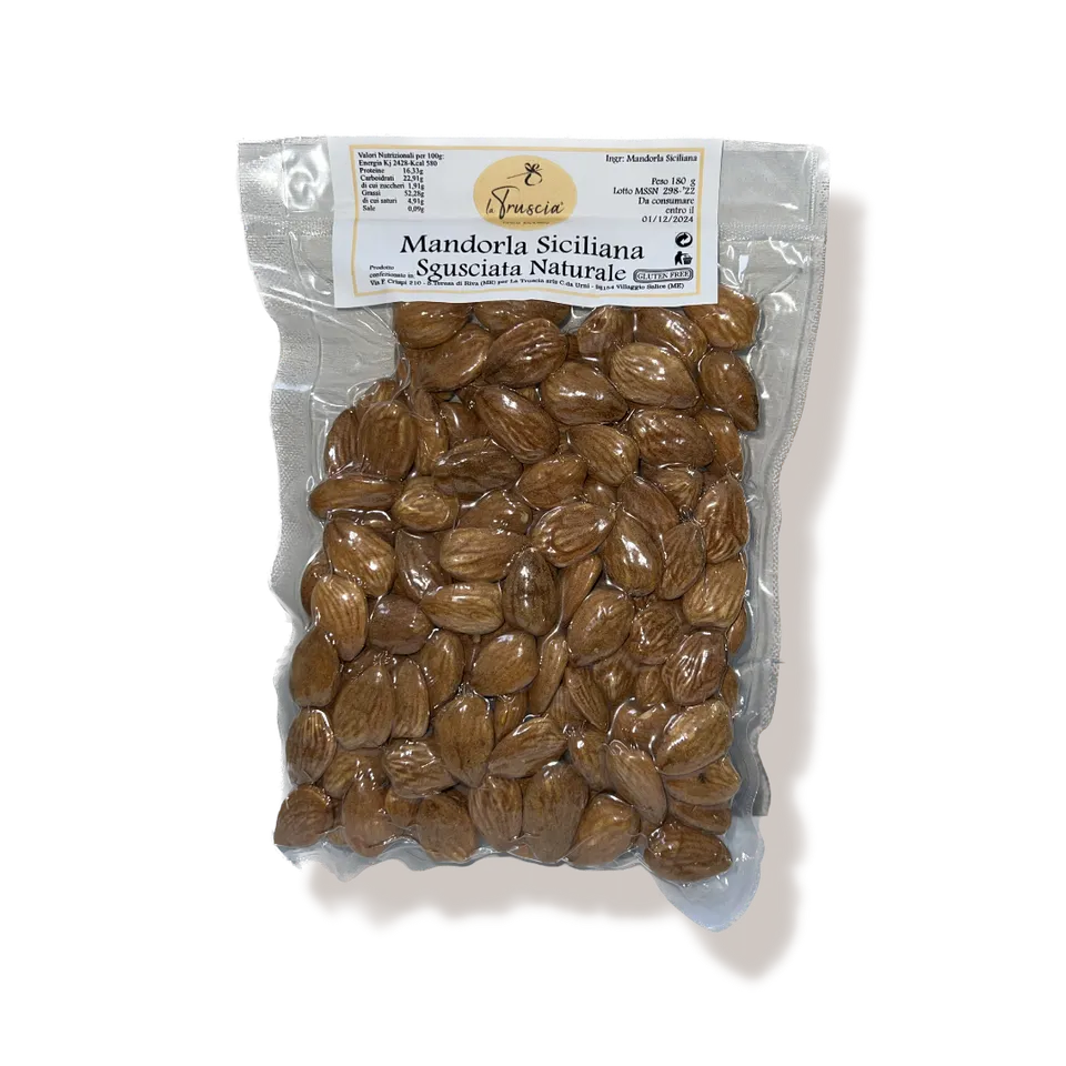 La Truscia Mandorla Siciliana Sgusciata Mandorle 180 g Naturali