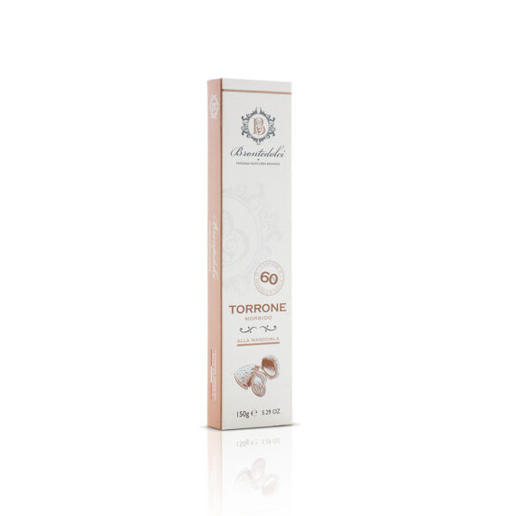 Bronte Dolci Torrone Morbido Fondente 150 g in Stecche