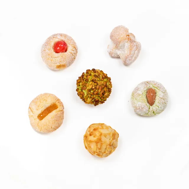 Ori di Sicilia Pasta di Mandorle Mix pasticcini 6 pezzi morbidi