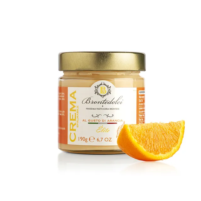Bronte Dolci Crema Spalmabile Arancia Siciliana Agrumi
