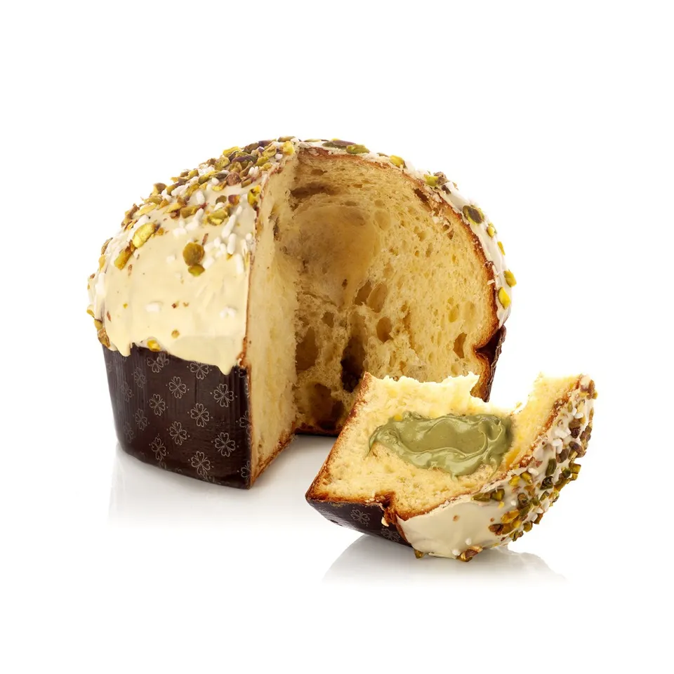Bronte Dolci Panettone Pistacchio con Crema 190 g Feste