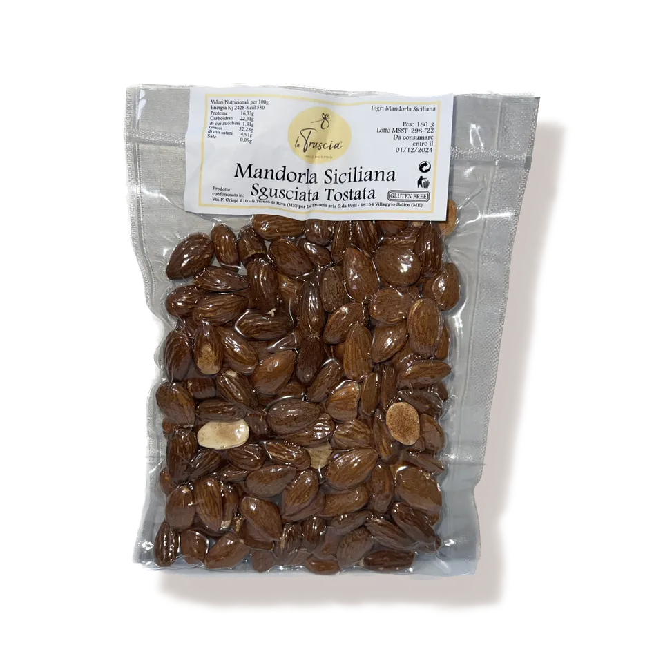 La Truscia Mandorla Siciliana Tostata Mandorle 180 g Croccanti
